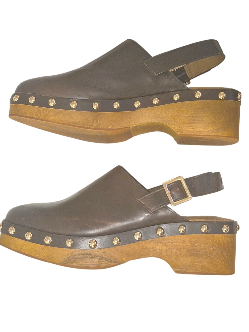 Kelsi Dagger Brooklyn Warehouse Slingback Platform Clog Sz US12 - Picture 4 of 9